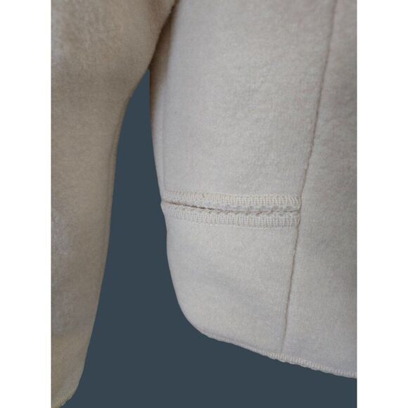 Northern Isles Wool Cream Button-Up Jacket fisherman Nautical cottagecore boho - Picture 5 of 11
